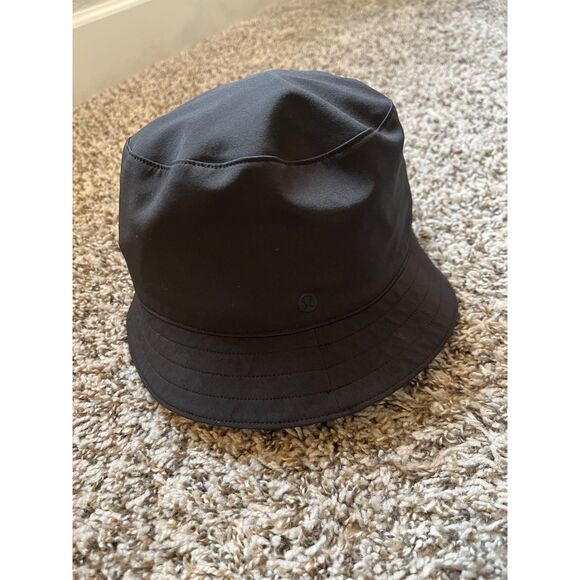 Lululemon Both Ways Reversible Bucket Hat M/L Black Camo - Picture 4 of 4